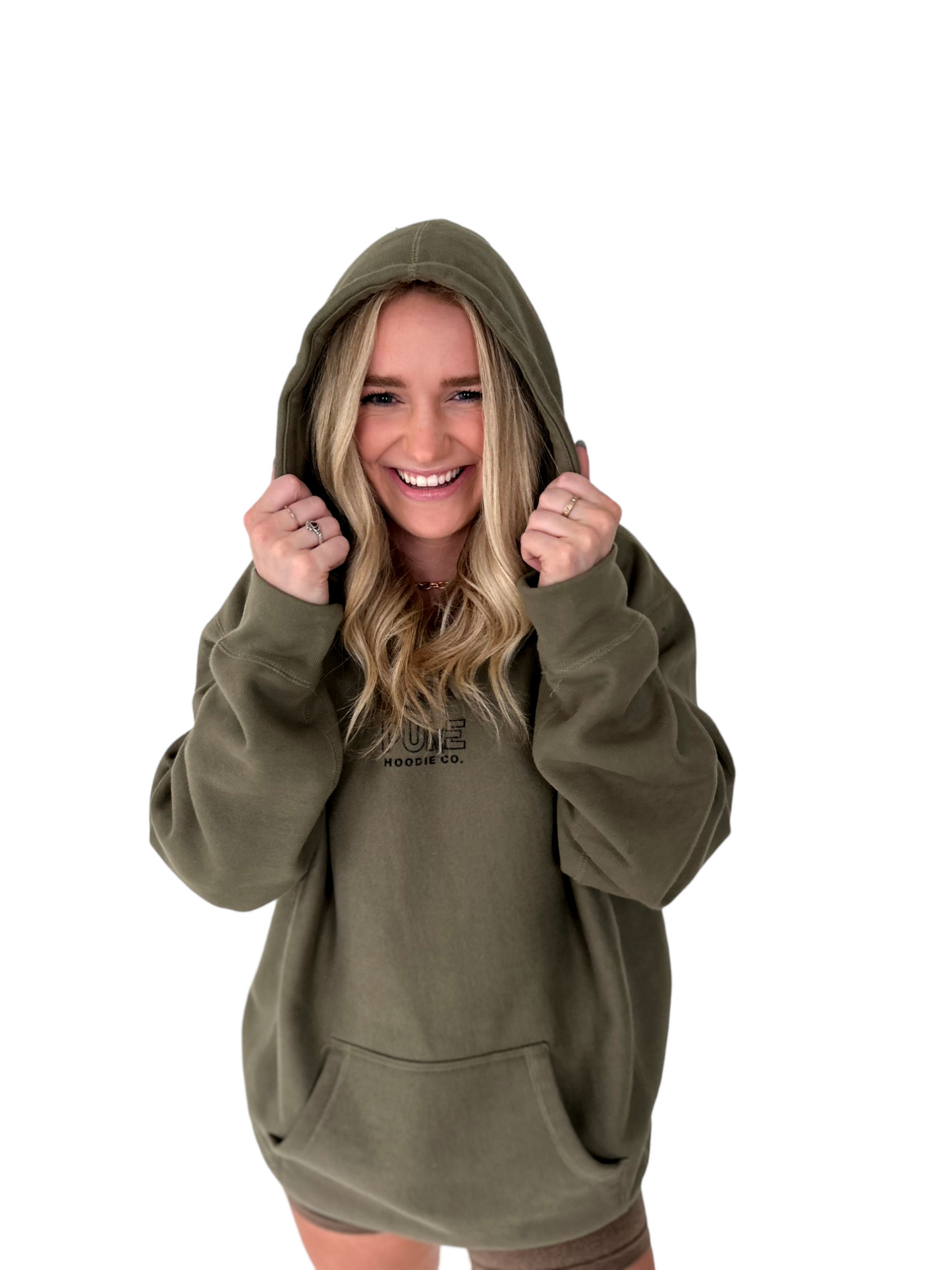 Pure Hoodie Co. Olive Green Extra-Heavyweight Unisex Hoodie