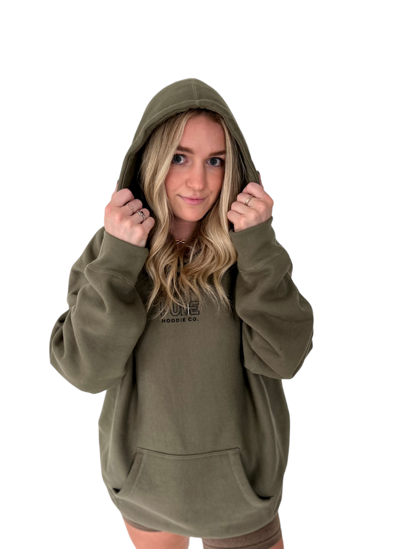 Pure Hoodie Co. Olive Green Extra-Heavyweight Unisex Hoodie