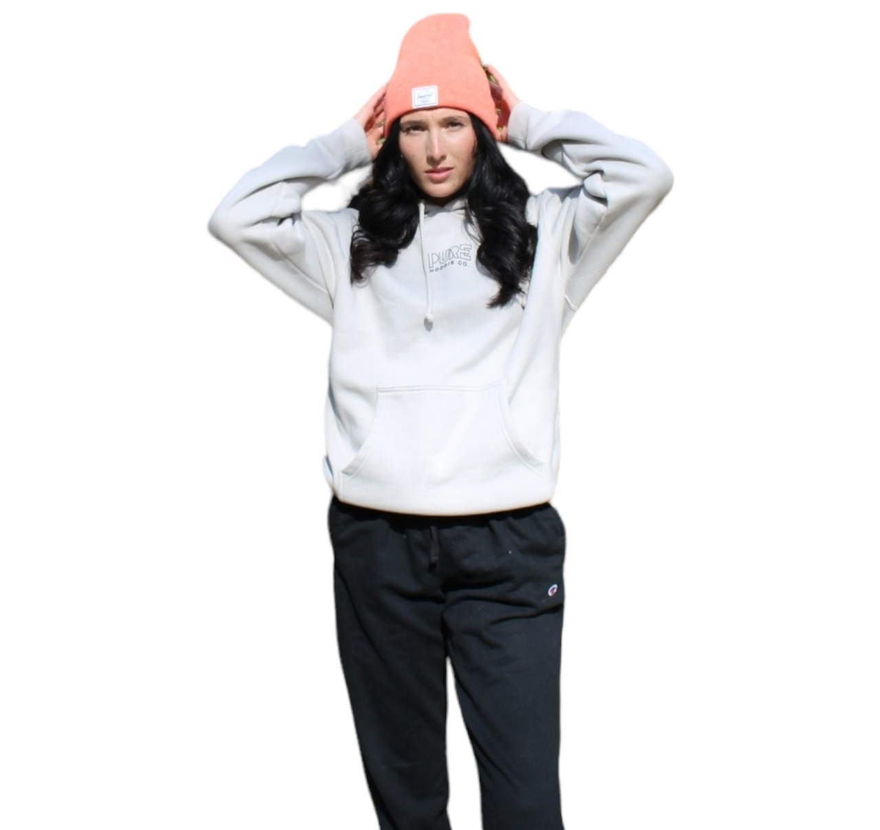 Pure Hoodie Co. Smoke Grey Heavyweight Unisex Hoodie