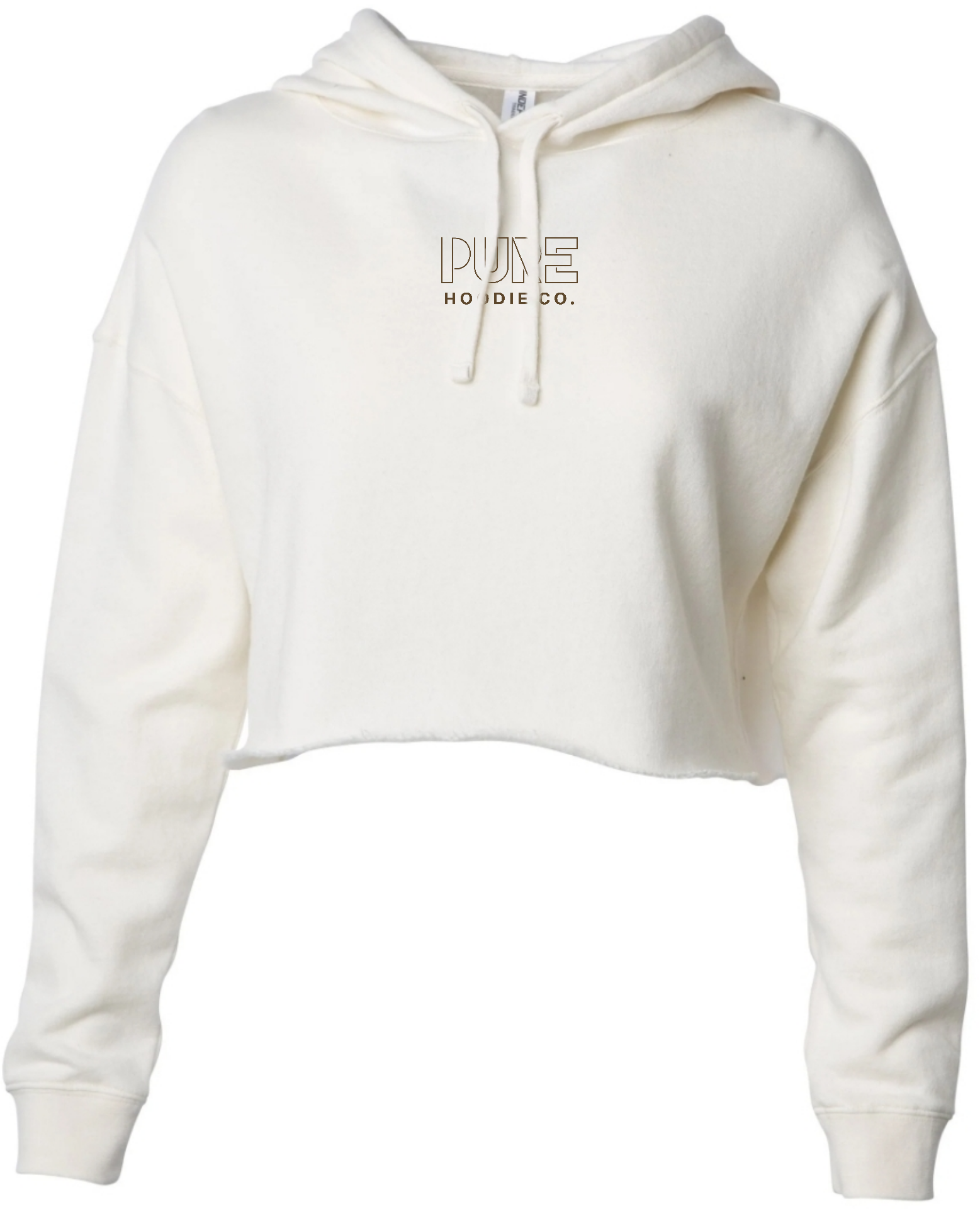 Pure Hoodie Co. Signature Lightweight Crop Hoodie