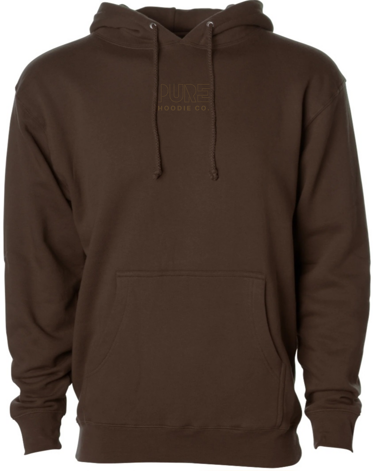 Pure Hoodie Co. Espresso Brown Heavyweight Unisex Hoodie