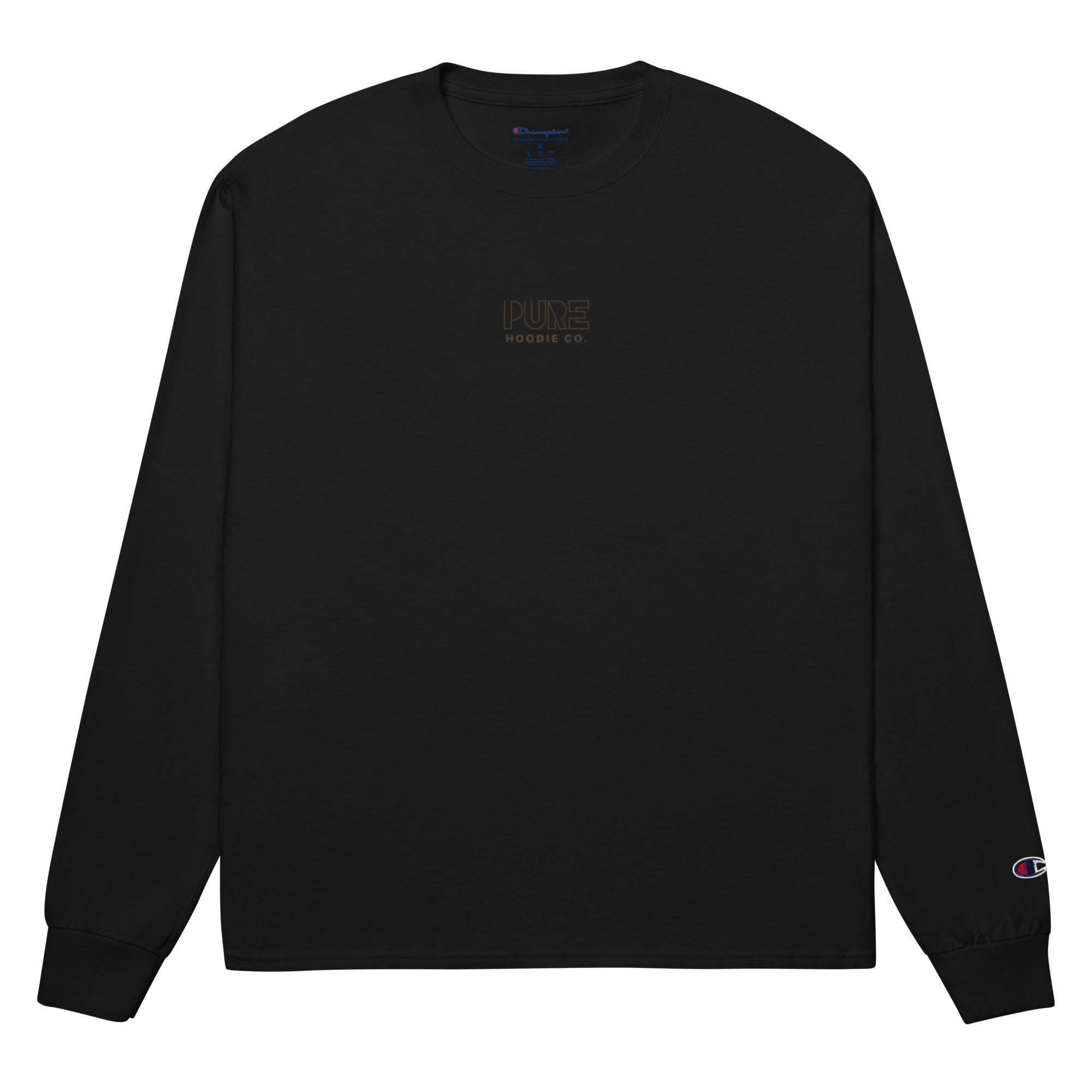 Pure Hoodie Co. X Champion Collab Long Sleeve Tee