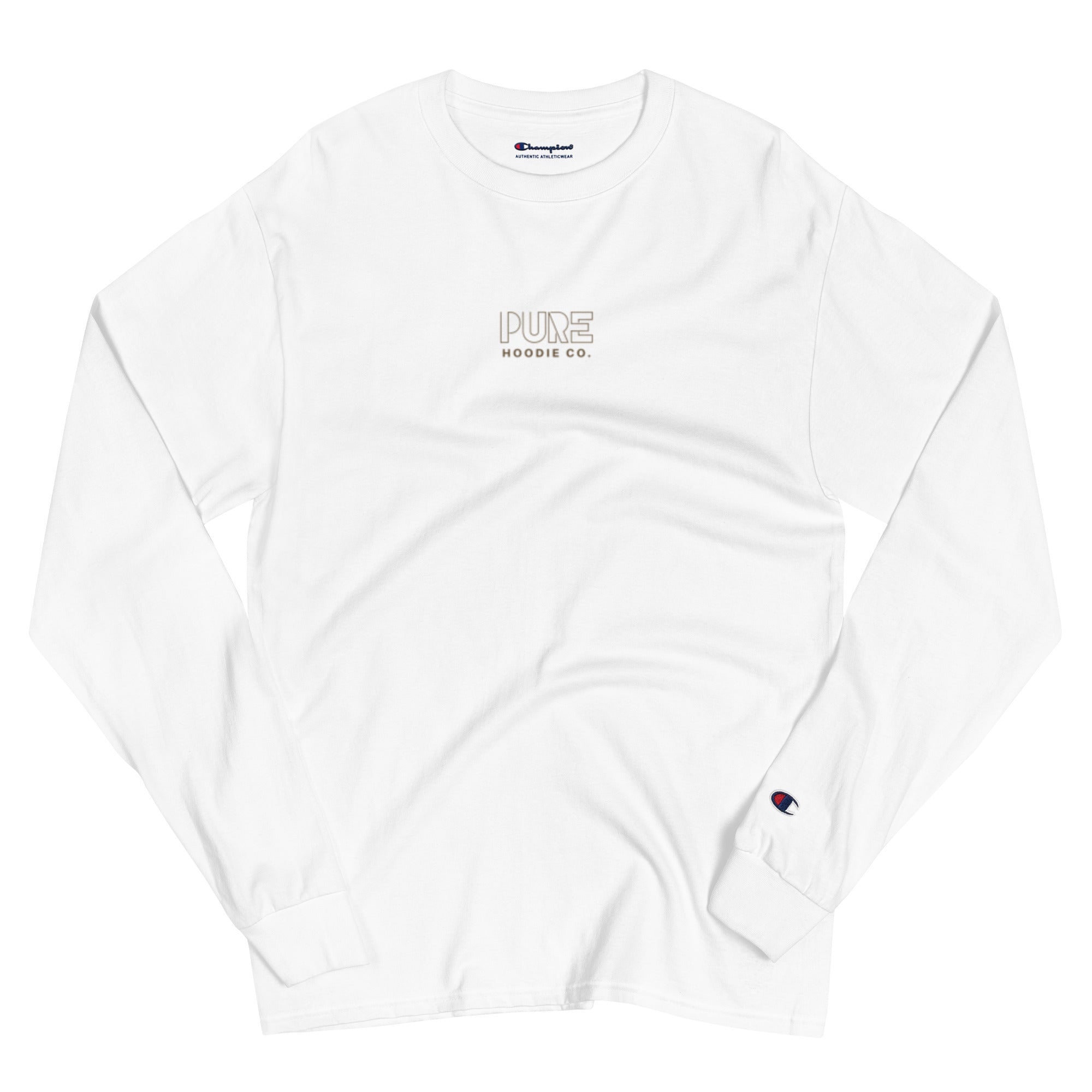 Pure Hoodie Co. X Champion Collab Long Sleeve Tee