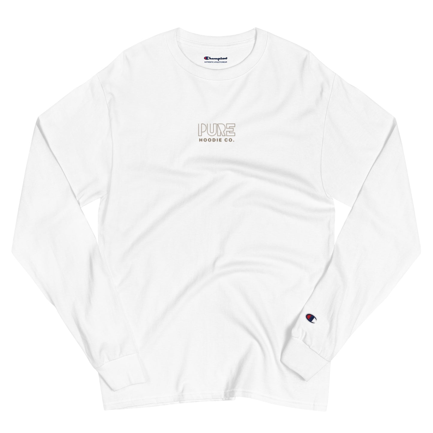 Pure Hoodie Co. X Champion Collab Long Sleeve Tee - Pure Hoodie Co.